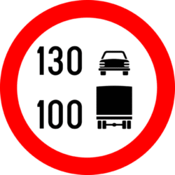 truck car speed limit