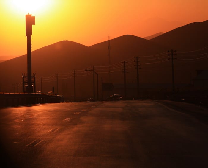 Motor_Vehicle_Speed_Monitoring_System_Rig_Rahnegar_Sunset